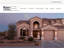 Tablet Screenshot of phoenixwindowsdoors.com